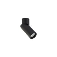 Spot réglable Ø 5,6 cm GU10 noir orientable...
