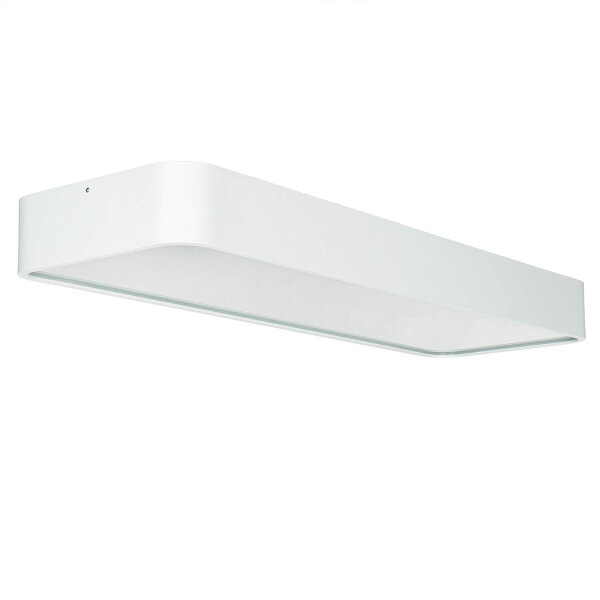 Plafonnier LED T8 réversible blanc 3000 K 1700 lm aluminium