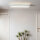 Plafonnier LED T8 réversible blanc 3000 K 1700 lm aluminium