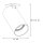 Spot encastré orientable GU10 blanc or Ø 5,5 cm Moderne