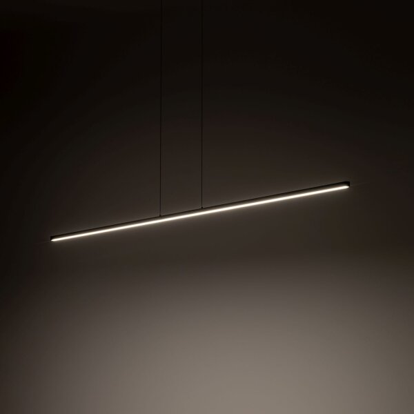 Lampe à suspendre Table de salle à manger LED Noir L : 180 cm de long