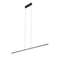 Suspension LED 3000 K 1150 lm noir B ; 150 cm allongé