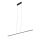 Suspension LED 3000 K 1150 lm noir B ; 150 cm allongé
