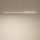 Suspension LED 3000 K 1150 lm noir B ; 150 cm allongé