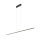 Lampe à suspendre LED Noir 3000 K 1000 lm L : 120 cm long