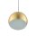 Suspension or mat GU10 Ø 27,5 cm Métal Rétro Boule