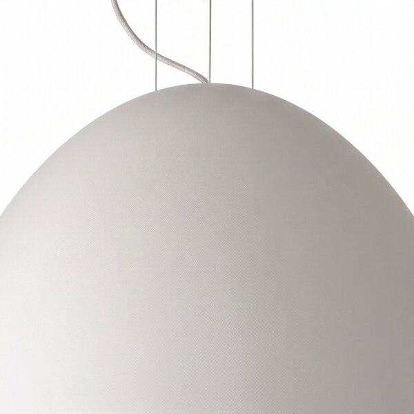 Suspension Ø 75 cm grand en blanc cuivre mat 7x E27