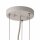 Suspension Ø 75 cm grand en blanc cuivre mat 7x E27