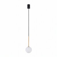Suspension Boule Abat-jour Ø 16 cm en noir blanc...