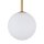 Suspension Boule Abat-jour Ø 16 cm en noir blanc or G9