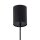 Suspension Boule Abat-jour Ø 16 cm en noir blanc or G9