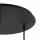 Lampe à suspendre en noir blanc or mat 3-flamme G9 verre