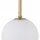 Lampe à suspendre en noir blanc or mat 3-flamme G9 verre