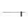 Applique LED noire indirecte 120 cm de long 3000 K 540 lm