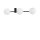 Plafonnier noir blanc 67 cm de long 3-flamme G9 verre