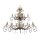 Grand lustre métal en bronze or Ø125cm GOTICA