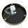 Applique plate LED Marron 3000 K ronde Ø 25 cm Métal