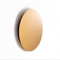 Applique ronde LED Ø 35 cm en or mat métal...