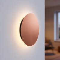 Applique LED ronde &Oslash; 25 cm cuivre 3000 K indirect