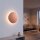 Applique LED ronde Ø 25 cm cuivre 3000 K indirect