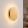 Applique LED indirecte Ø 15 cm en or mat 3000 K 60 lm