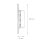 Applique LED Ø 15 cm en or 3000 K 60 lm bois métal