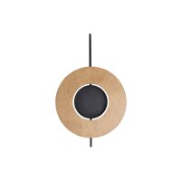 Applique bois métal L : 50 cm 2x GX53...