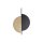 Applique intérieure bois métal H : 80 cm grande pour 2x GX53