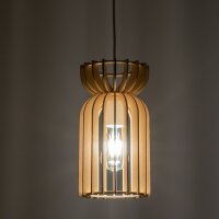 Lampe à suspendre en bois Abat-jour E27 Ø...
