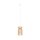 Lampe à suspendre en bois Abat-jour E27 Ø 16 cm Blanc Naturel LOZORNO