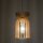 Lampe à suspendre en bois Abat-jour E27 Ø 16 cm Blanc Naturel LOZORNO
