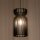 Lampe à suspendre noire E27 bois réglable en hauteur confortable