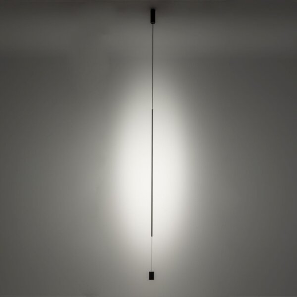 Suspension LED Noir Ø 5,5 cm Métal étroit