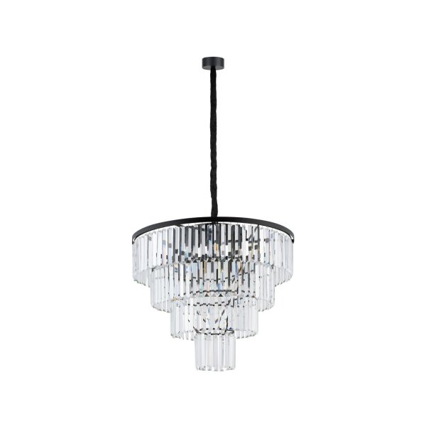 Lampe à suspendre Art Déco cristal Ø 71 cm 12x E14 réglable