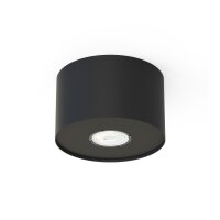 Spot noir GU10 &Oslash; 12,7 cm petit H : 8 cm Moderne...