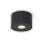 Spot noir GU10 Ø 12,7 cm petit H : 8 cm Moderne apparent