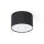 Spot noir GU10 Ø 12,7 cm petit H : 8 cm Moderne apparent