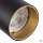 Spot Lampe encastrée en noir or GU10 orientable