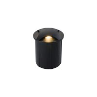 Spot encastré de sol LED noir IP65 3000 K 12 lm...