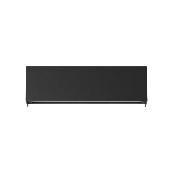 Applique murale Up Down noir E14 métal L : 26 cm petite