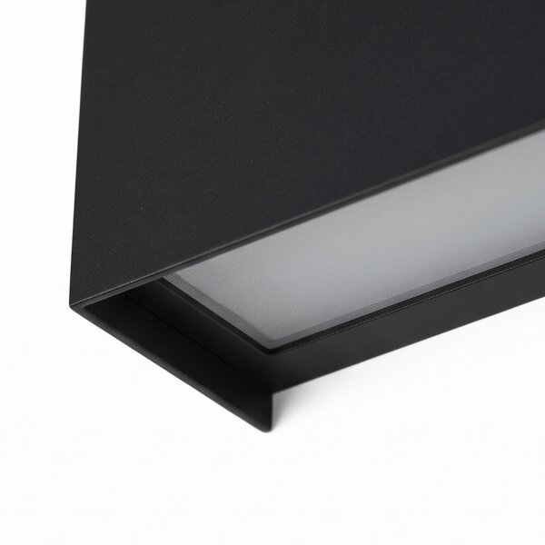 Applique murale Up Down noir E14 métal L : 26 cm petite