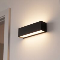 Applique murale Up Down noir E14 métal L : 26 cm...