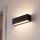 Applique murale Up Down noir E14 métal L : 26 cm petite