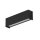 Applique murale Up Down noir E14 métal L : 26 cm petite