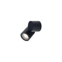 Spot mural extérieur IP54 GU10 noir orientable...