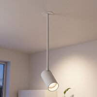Spot encastr&eacute; plafond blanc GU10 orientable Moderne