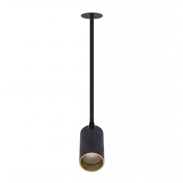 Spot de plafond encastré réglable GU10 en noir et or