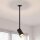 Spot de plafond encastré réglable GU10 en noir et or
