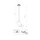 Spot encastré GU10 en blanc doré H : 34-39 cm réglable