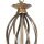 Lustre de salon laiton antique rustique